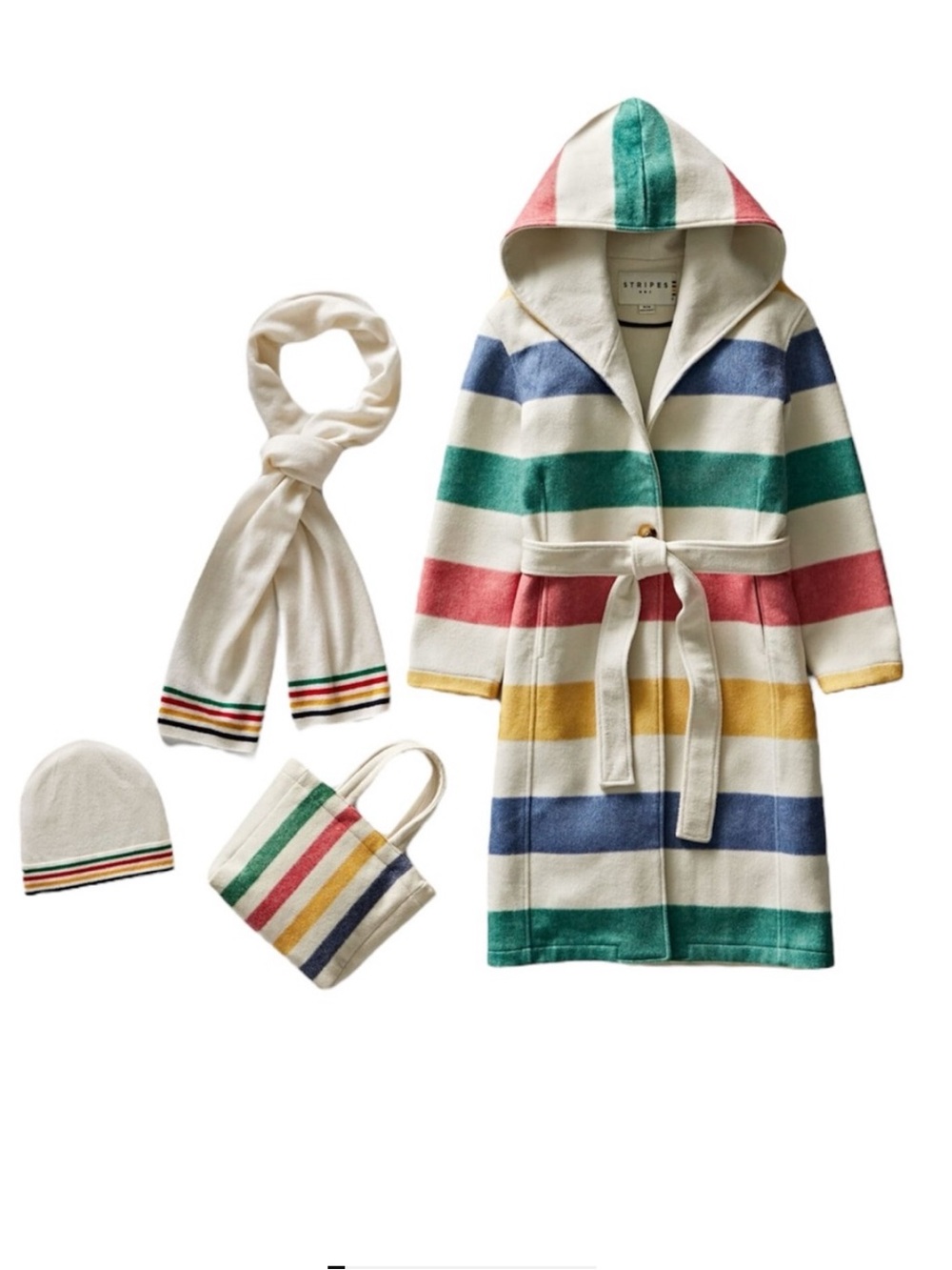 HBC Stripes Hudson’s Bay Company Blanket Coat